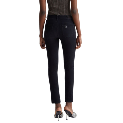 Liu Jo Jeans Jeans Donna cropped bottom up Nero - Francavilla Moda